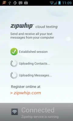 Zipwhip android App screenshot 1